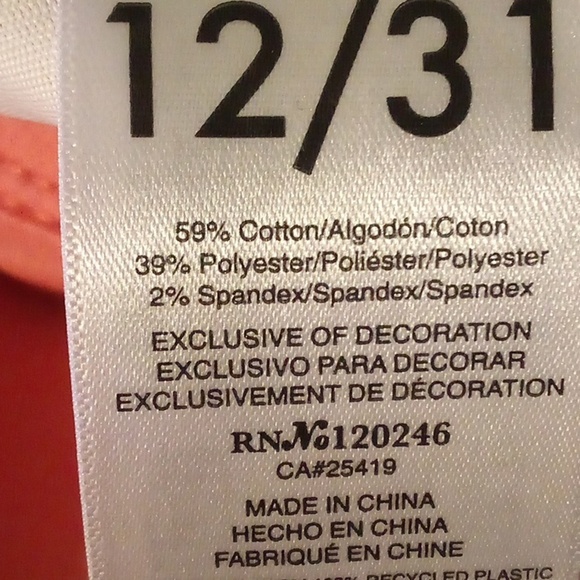 Curve Appeal Peachy Color Stretchy Minimalist Jegging Jeans - Size 12/31 - Picture 9 of 12